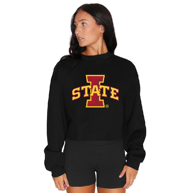 Iowa State Black Crewneck