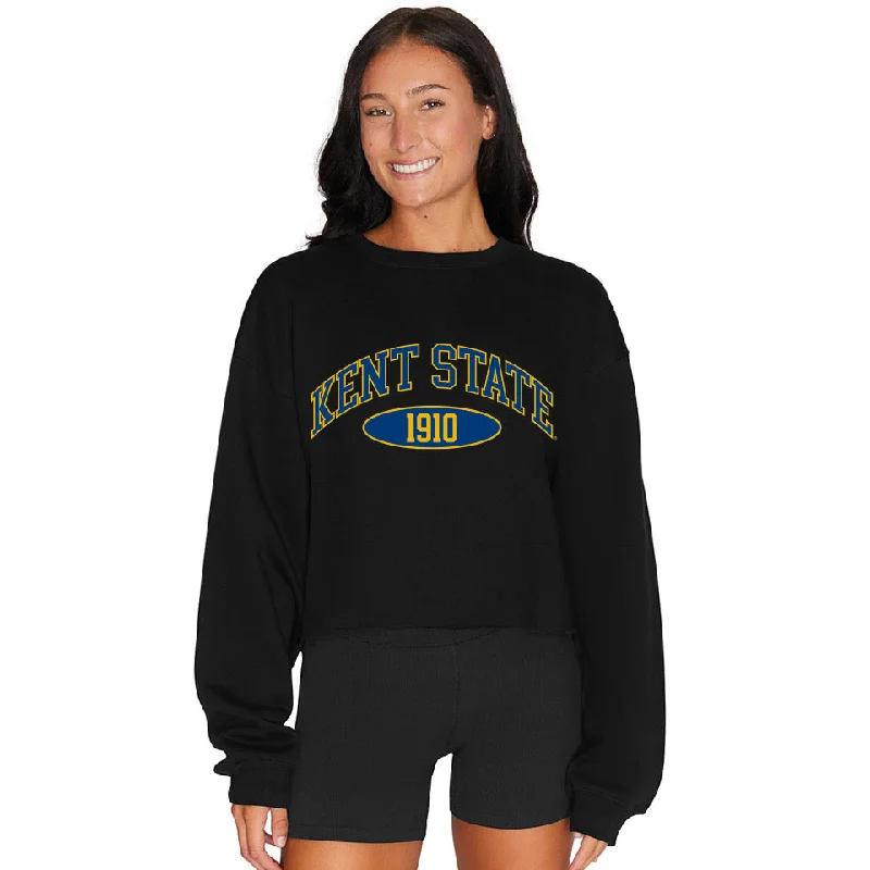 Kent State Black Crewneck