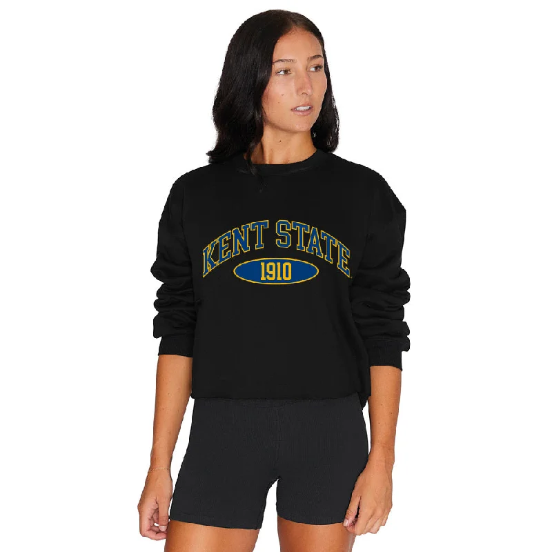 Kent State Black Crewneck