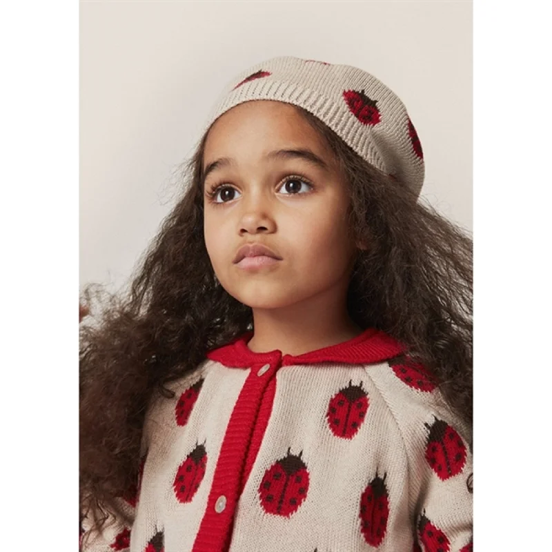 Konges Sløjd Ladybug Belou Knit Wool Cardigan