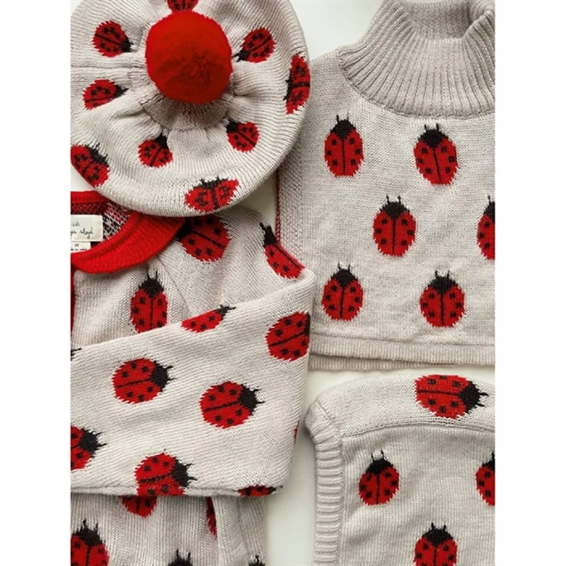 Konges Sløjd Ladybug Belou Knit Wool Cardigan