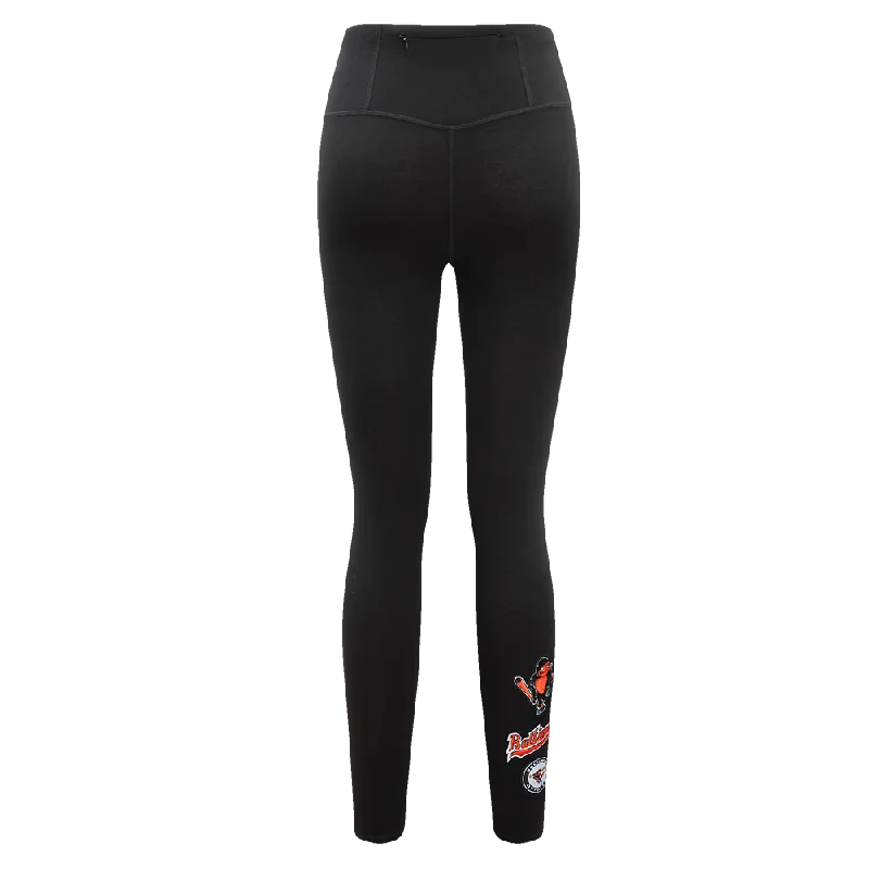 MLB BALTIMORE ORIOLES RETRO CLASSIC WOMEN'S JERSEY LEGGIN (BLACK)