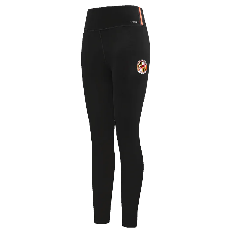 MLB BALTIMORE ORIOLES MASHUP WOMEN'S JERSEY LEGGING (BLACK)