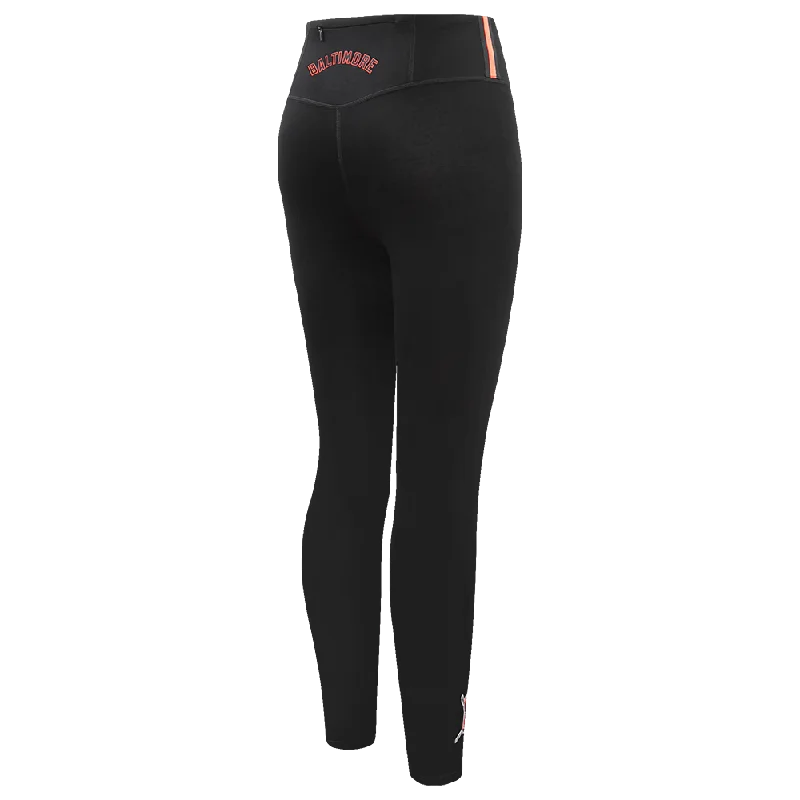 MLB BALTIMORE ORIOLES MASHUP WOMEN'S JERSEY LEGGING (BLACK)