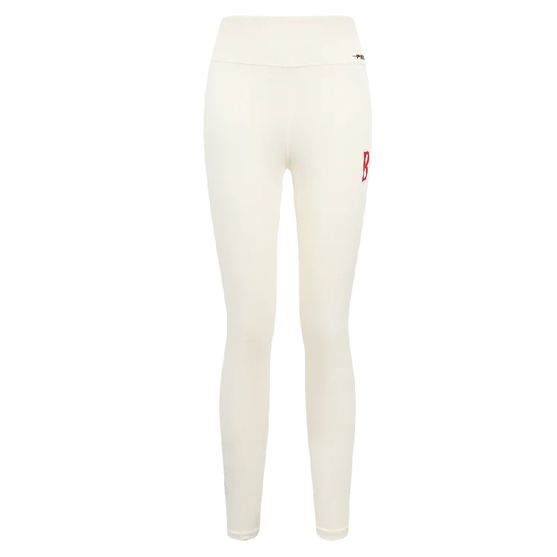 MLB BOSTON RED SOX RETRO CLASSIC WOMEN'S JERSEY LEGGING (EGGSHELL)