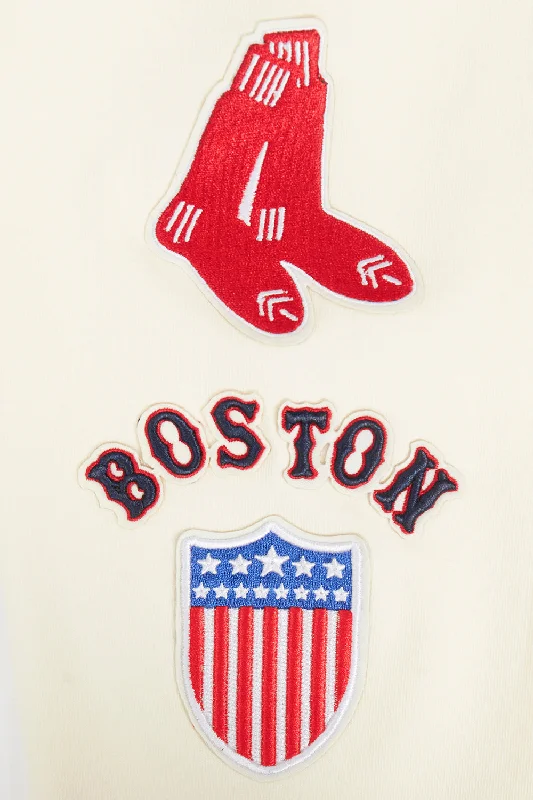 MLB BOSTON RED SOX RETRO CLASSIC WOMEN'S JERSEY LEGGING (EGGSHELL)