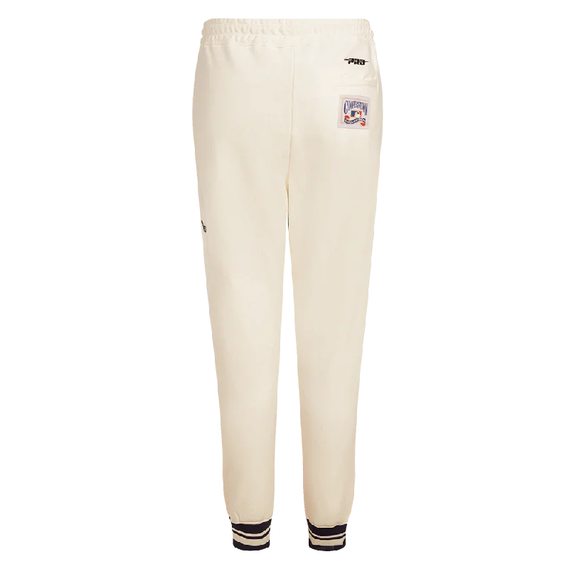 MLB CHICAGO CUBS RETRO CLASSIC WOMEN'S RIB SWEATPANT (EGGSHELL/ MIDNIGHT NAVY)