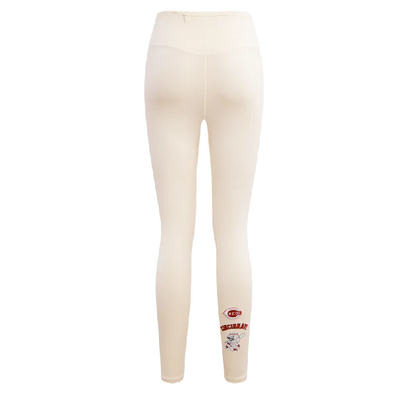 MLB CINCINNATI REDS RETRO CLASSIC WOMEN'S JERSEY LEGGING (EGGSHELL)