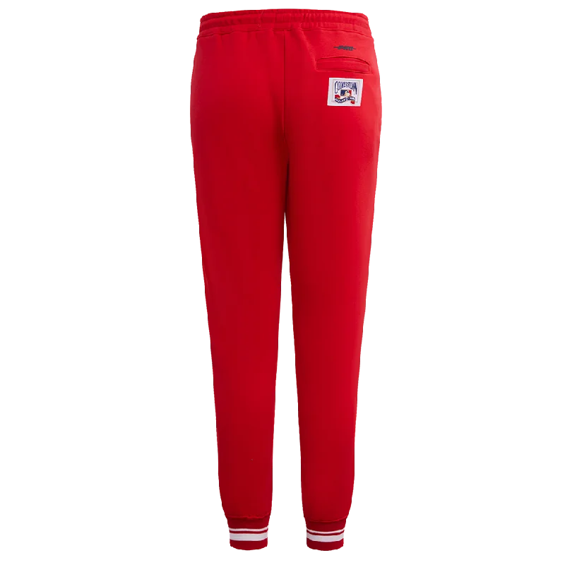 MLB CINCINNATI REDS RETRO CLASSIC WOMEN'S RIB SWEATPANT (RED)