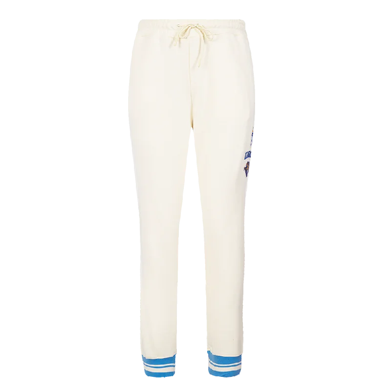 MLB KANSAS CITY ROYALS RETRO CLASSIC WOMEN'S SWEATPANT (EGGSHELL/ UNIVERSITY BLUE)