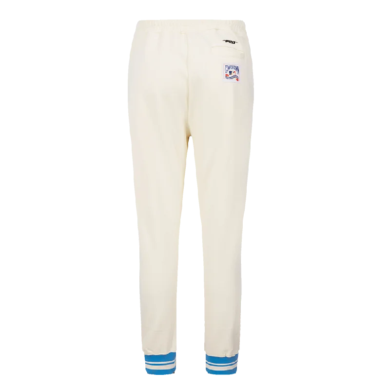 MLB KANSAS CITY ROYALS RETRO CLASSIC WOMEN'S SWEATPANT (EGGSHELL/ UNIVERSITY BLUE)