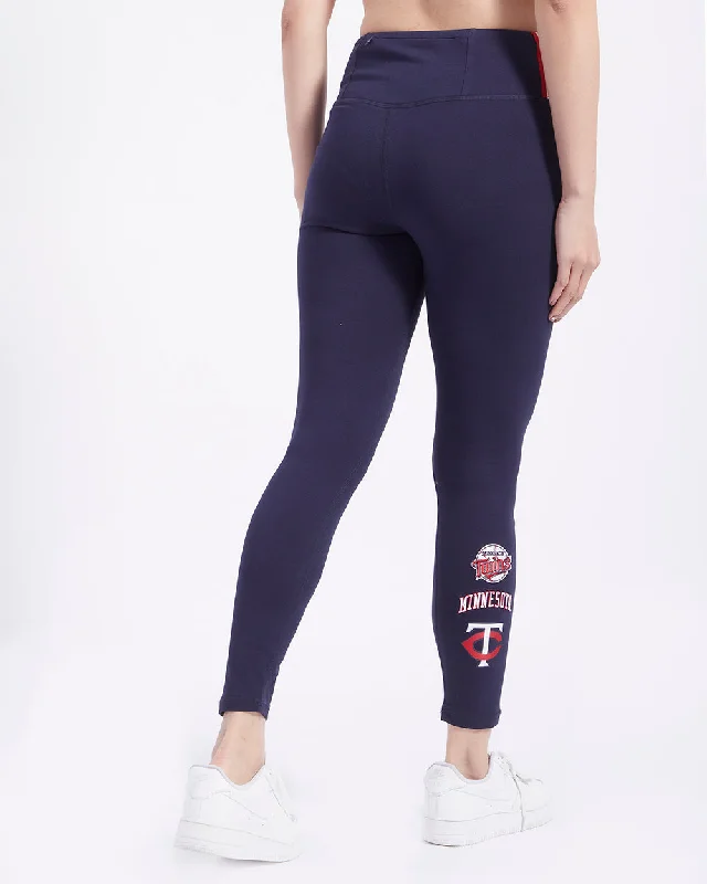 MLB MINNESOTA TWINS RETRO CLASSIC WOMEN'S JERSEY LEGGIN (MIDNIGHT NAVY)