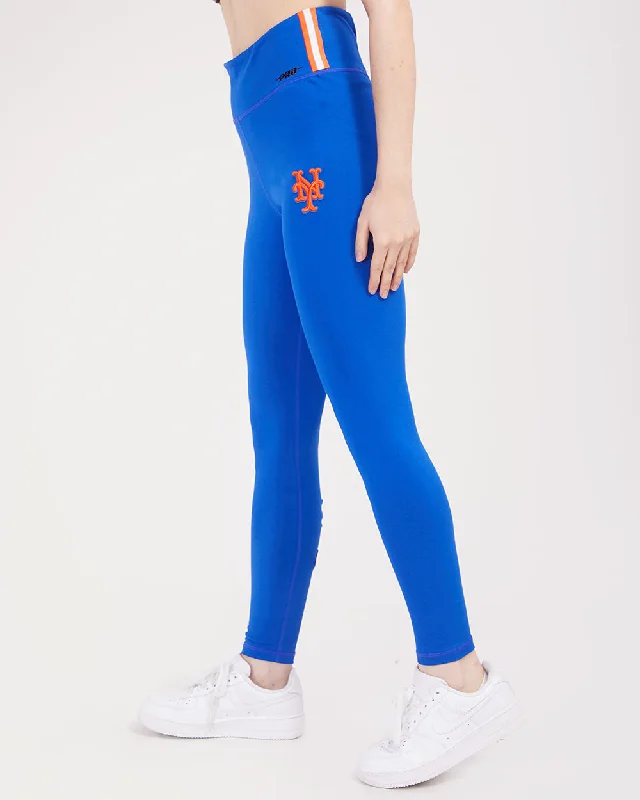 MLB NEW YORK METS RETRO CLASSIC WOMEN'S JERSEY LEGGING (ROYAL BLUE)