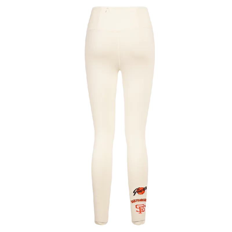 MLB SAN FRANCISCO GIANTS RETRO CLASSIC WOMEN'S JERSEY LEGGING (EGGSHELL)