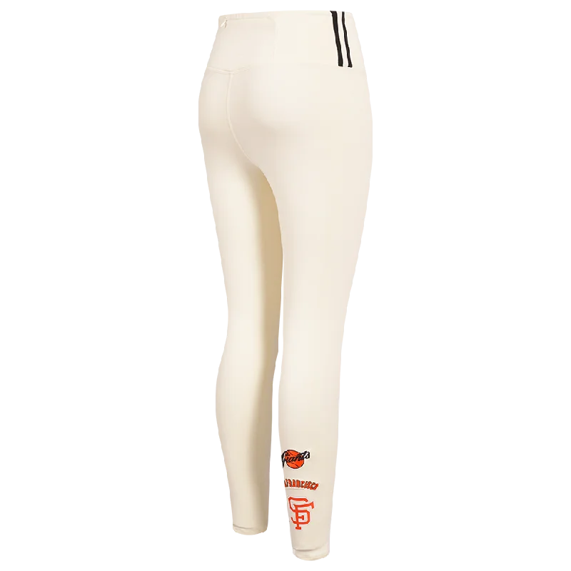 MLB SAN FRANCISCO GIANTS RETRO CLASSIC WOMEN'S JERSEY LEGGING (EGGSHELL)