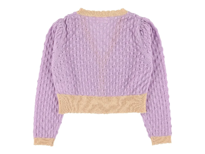 Morley Girls Lilac Cardigan