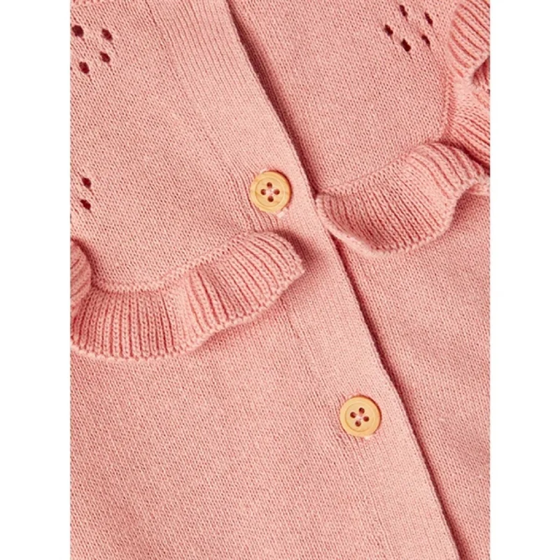 Name it Rose Tan Hella Knit Cardigan