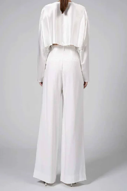 NONCHALANT | Fabi Pant - White