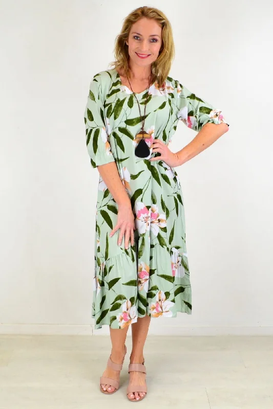 Orchid Garden Tunic Slip Dress