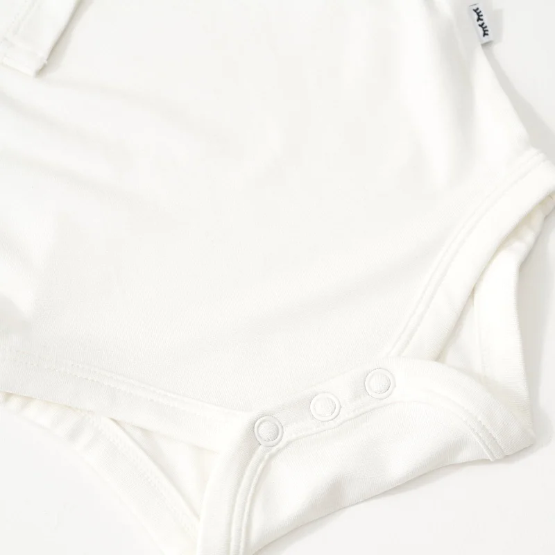 Soft White Long Sleeve Bodysuit