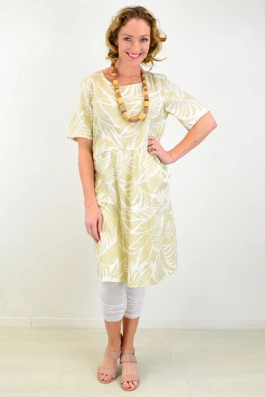 Summer Fern Cotton Tunic Dress