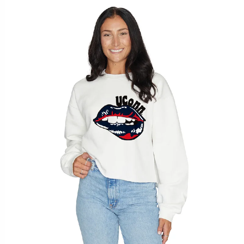 UConn Lips Crewneck