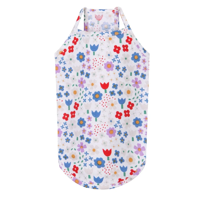 Flower Power Tank Top - White