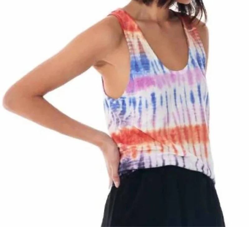 Lou Lou Tank Top In Strawberry Rainbow