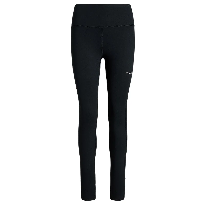 Womens Stirrup Stretch Legging Polo Black - SS24