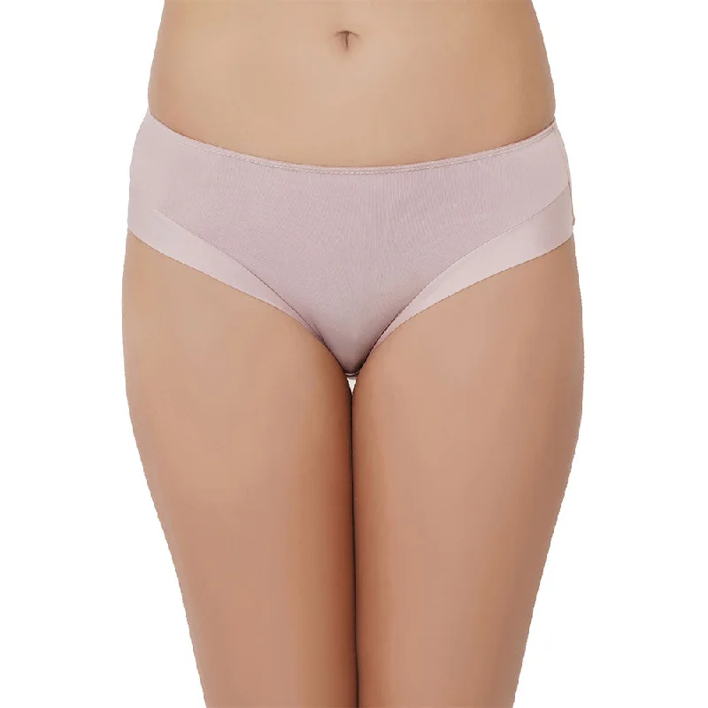 Aura Low Waist Medium Coverage Everyday Wear Bikini Panty - Cream