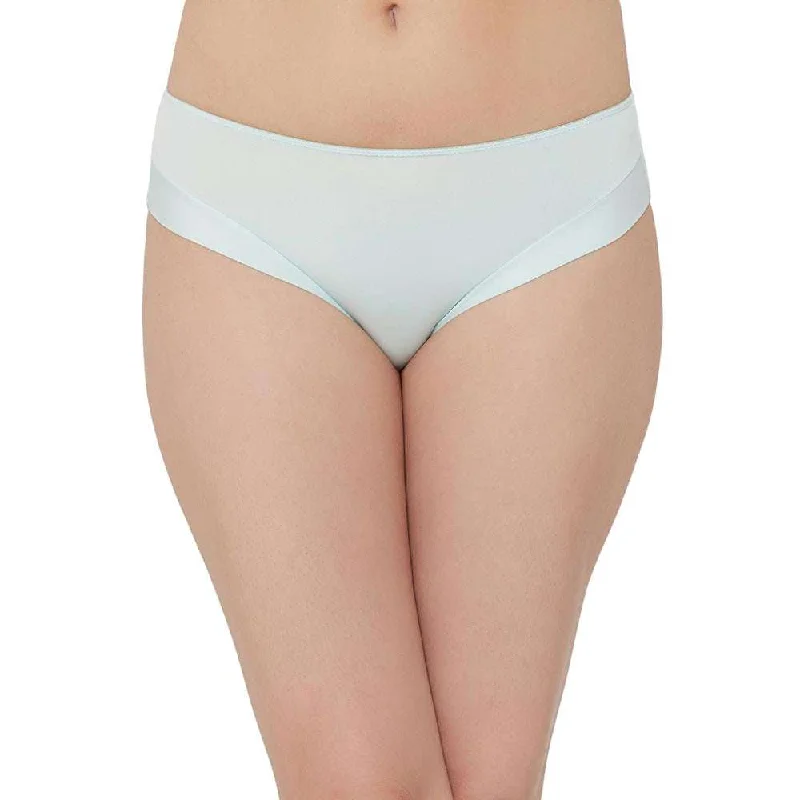 Aura Low Waist Medium Coverage Everyday Wear Bikini Panty - Mint Green