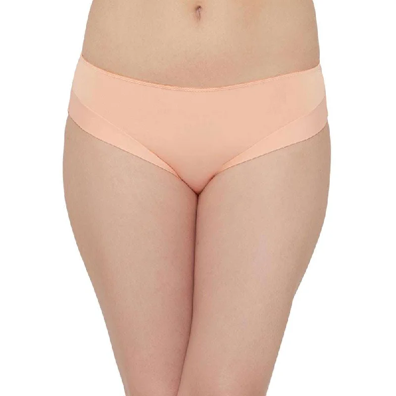 Aura Low Waist Medium Coverage Everyday Wear Bikini Panty - Orange