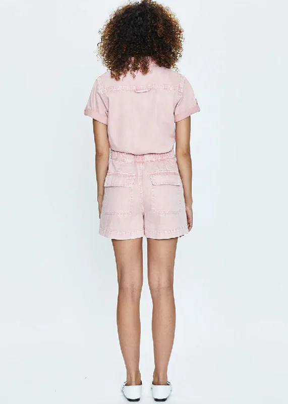 Campbell Romper - Rose Quartz