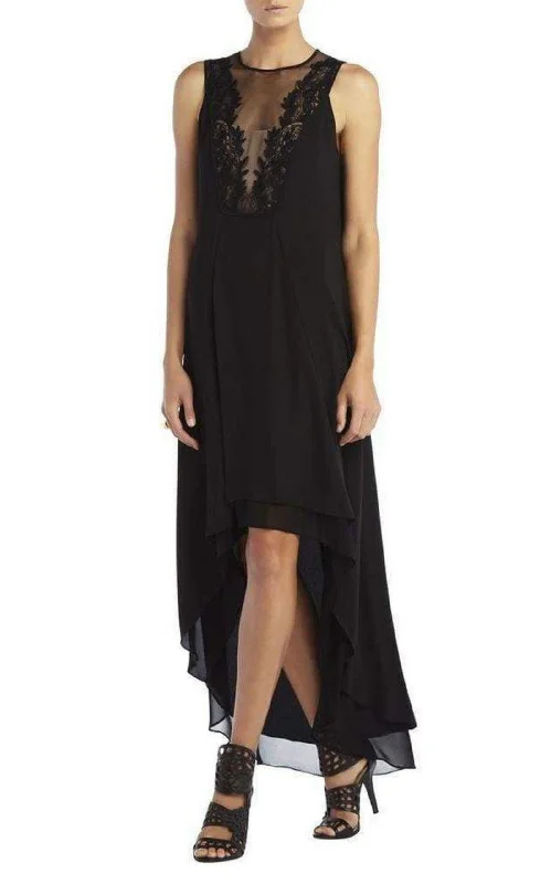 Cassidy Sleeveless Embroidered Lace Yoke Dress