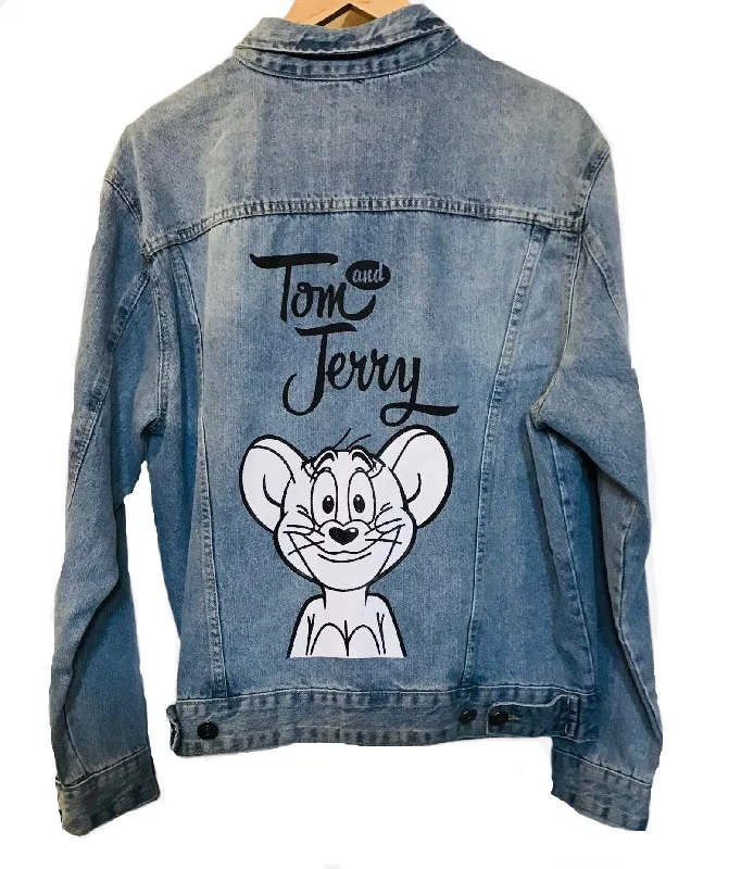 Tom & Jerry Painted Emme Denim Jacket (Size S)