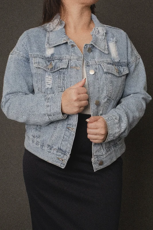 Denim Jacket in Light Wash