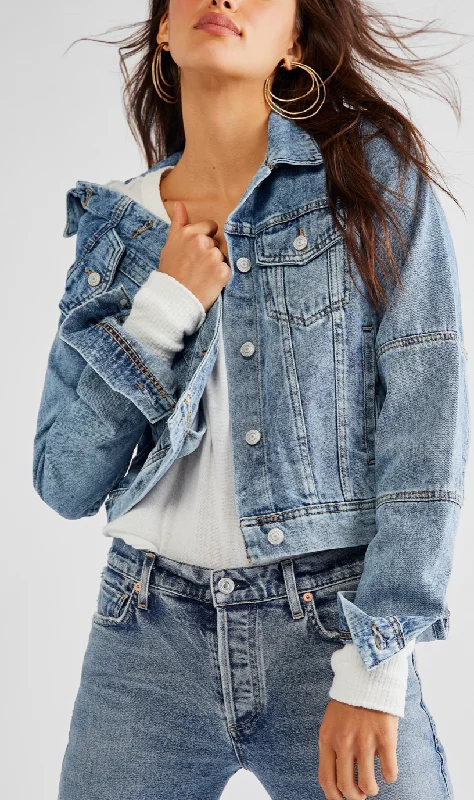 Free People Denim Jacket in Black or Denim