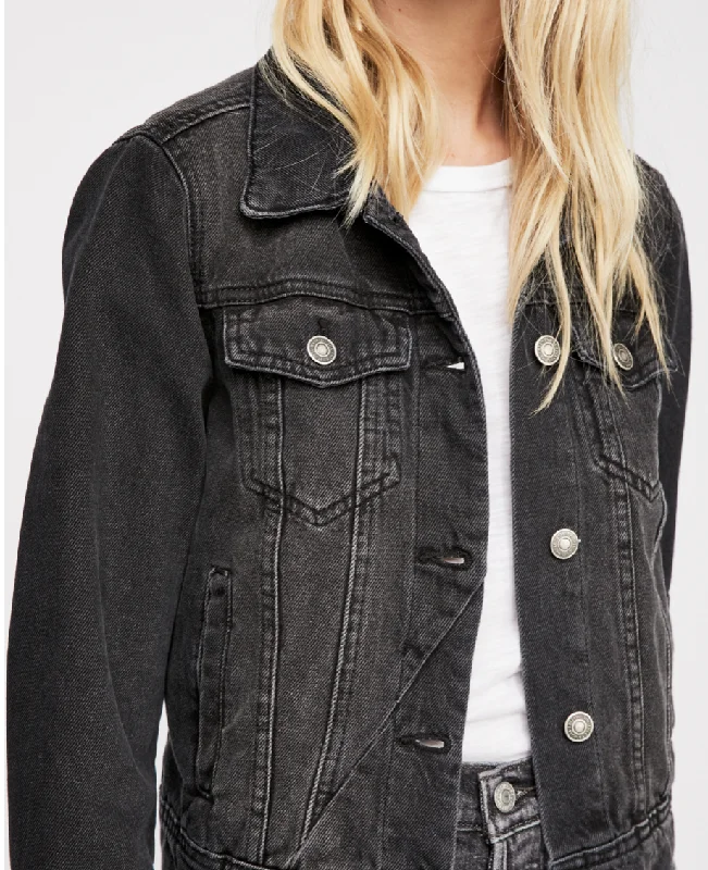 Free People Denim Jacket in Black or Denim