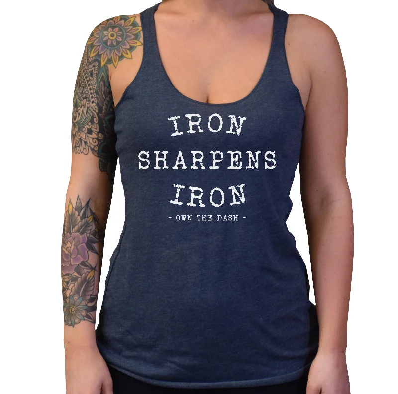 Small / Navy Heather / Ladies TriBlend