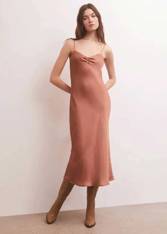 Lark Lux Sheen Slip Dress - Penny