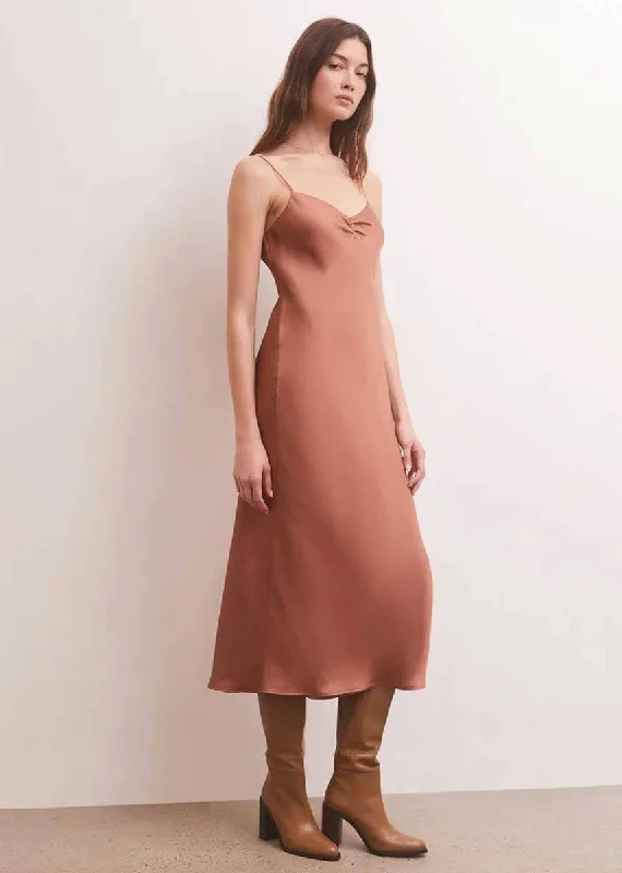 Lark Lux Sheen Slip Dress - Penny