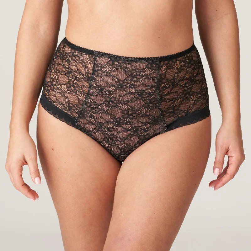 LIVONIA High Waist Briefs in Black