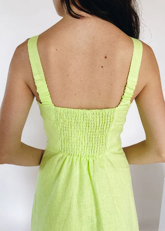 Malibu Mini Dress - Lime