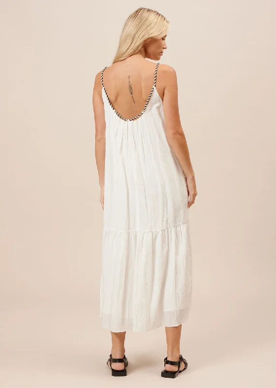 Olencia Flowy Dress - White