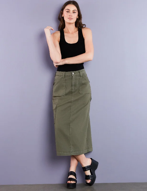 Patch Cargo Midi Skirt