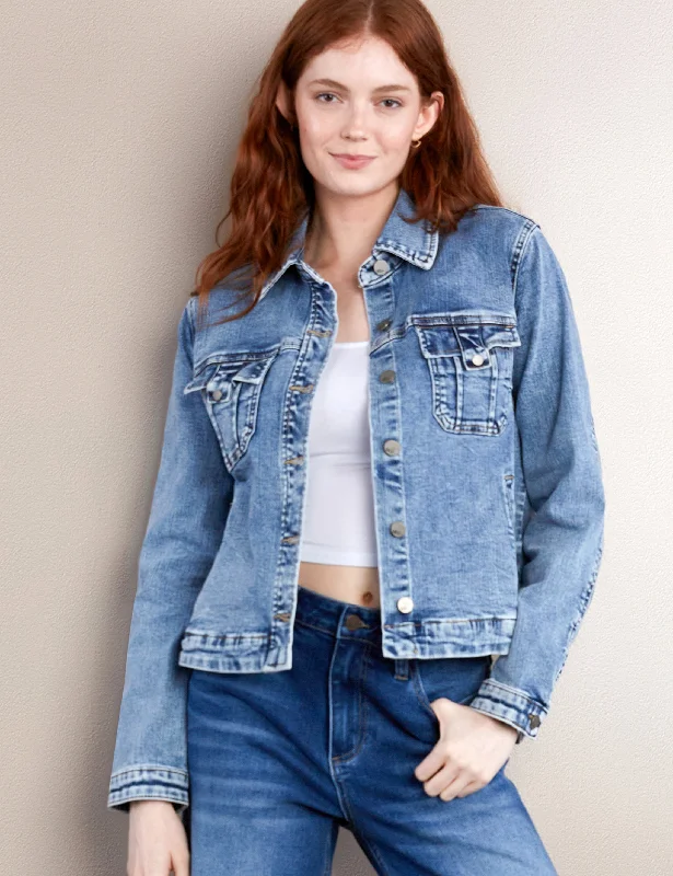 Tab Pocket Jean Jacket