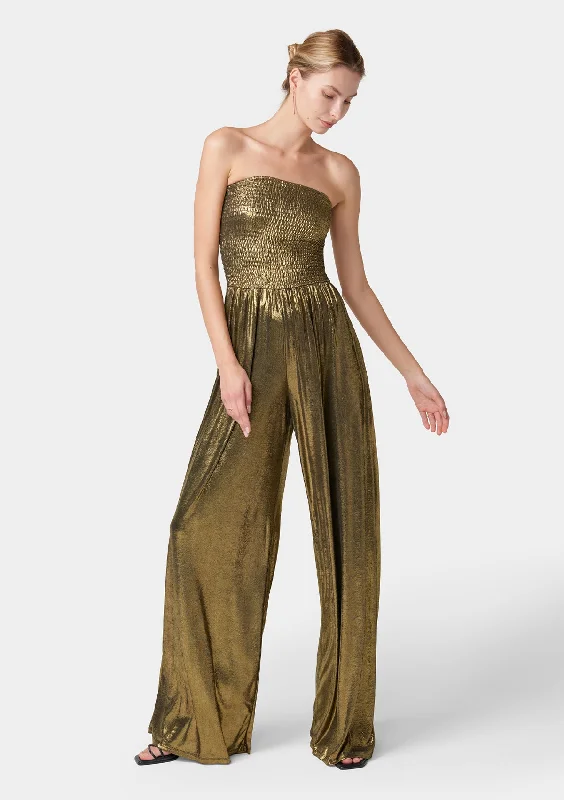 Tall Athena Strapless Flowy Jumpsuit