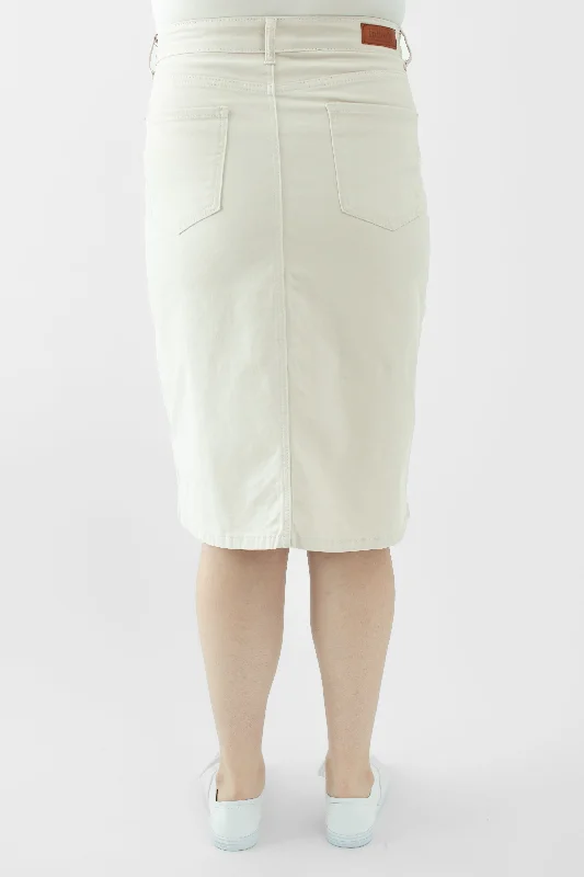 Taye Denim Skirt in Cloud