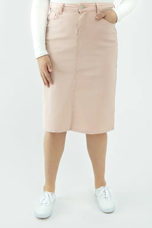 Taye Denim Skirt in Rose