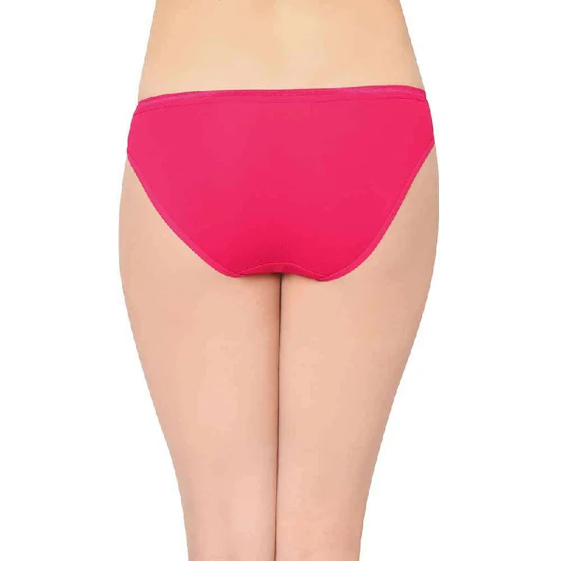 Cotton Low Waist Medium Coverage Everyday Wear Pack of 3  Bikini Panty